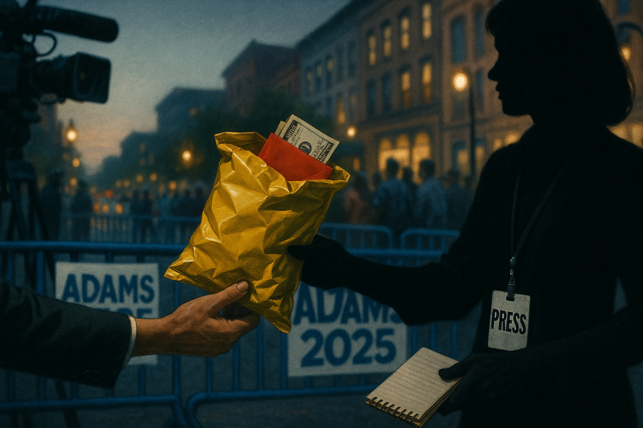 चुनावको मुखमा आडम्स्का सहयोगीमाथी पत्रकारलाई घुस दिएको अभियोग